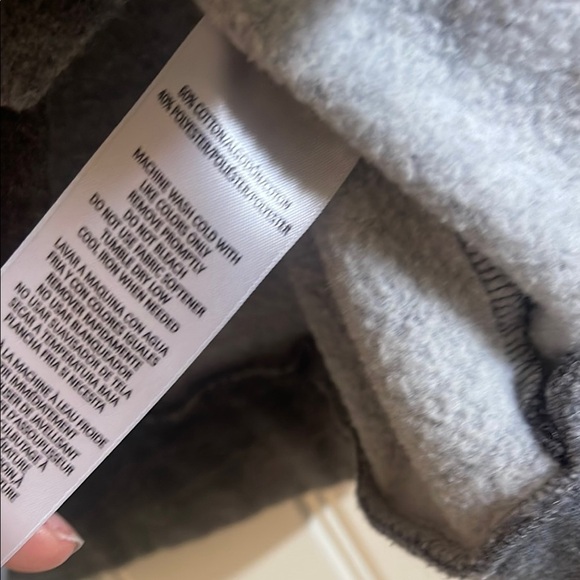 Tommy Hilfiger Gray Hoodie with Red and White Accents - Picture 3 of 7